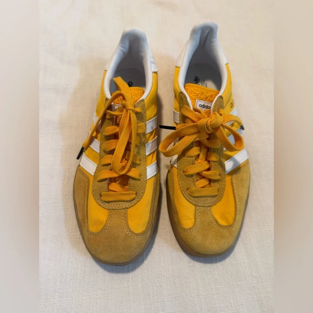 Adidas Gazelle Indoor Golden Yellow / White IE6606 men’s 6 - Picture 2 of 7